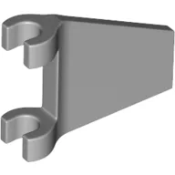 Flag 2 x 2 Trapezoid with Flared Area between Clips / Light Bluish Gray