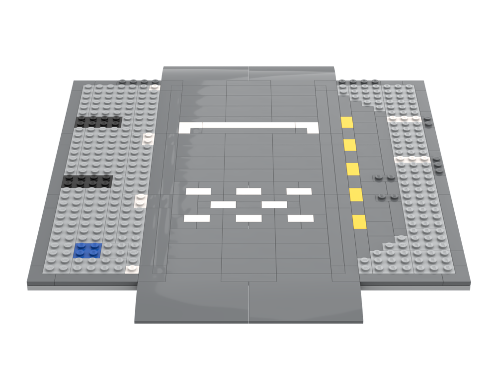Lego Plate for LEGO Set 6381 - Motor Speedway