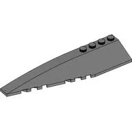 Brick Wedged, Curved 12 x 3 Left / Chrome Silver