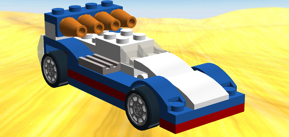 Lego 31027 alternate Rocket Car