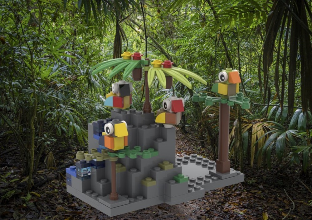Lego Parrot Palace