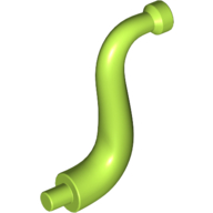 Lego Animal Body Part / Plant, Tail / Trunk / Tentacle / Tongue / Vine / Tree Branch (Short Tip) / Lime