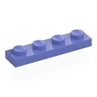 Plate 1 x 4 / Blue Violet