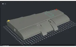 plane wing with extending flaps