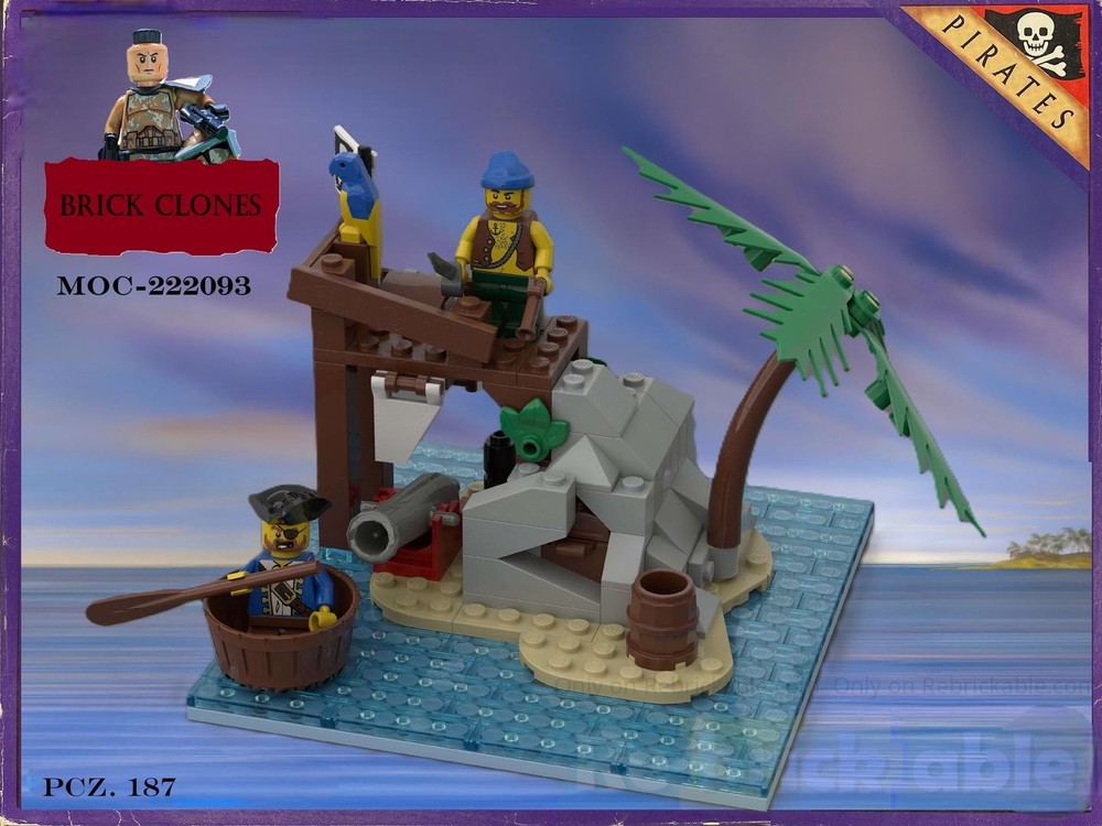 Lego 6260 Shipwreck Island Remake