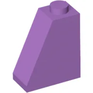 Brick Sloped 65° 2 x 1 x 2 / Medium Lavender