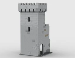 Tower (left) add on for Lion Castle or modules