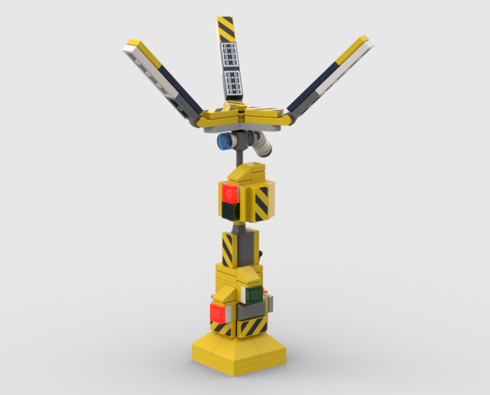 Lego Blade Runner Crosswalk Lightpost