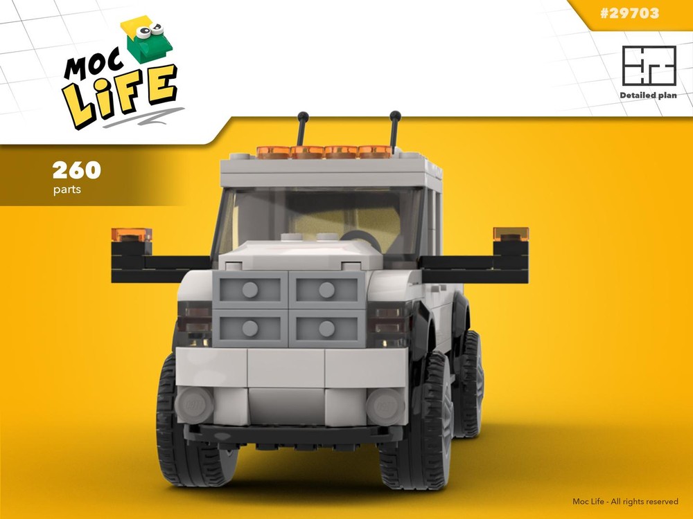 Lego Ram 2500 quad cab long bed