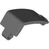 Technic Panel Curved and Bent 6 x 3 / Dark Bluish Gray