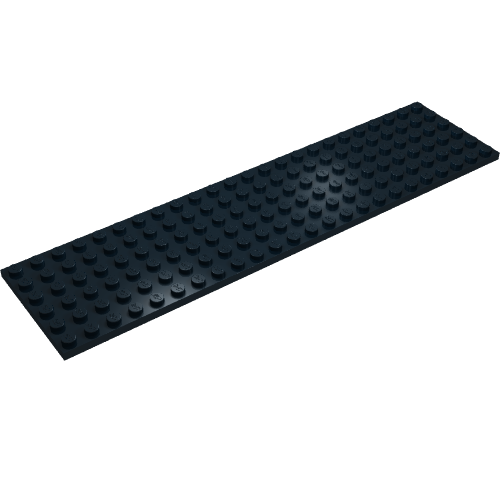 Lego Plate 6 x 24 / Black