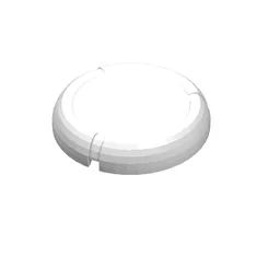 Large Figure Throwing Disk [Plain] / White