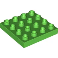 Duplo Plate 4 x 4 / Bright Green
