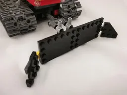 Snow plow for Pistenbully
