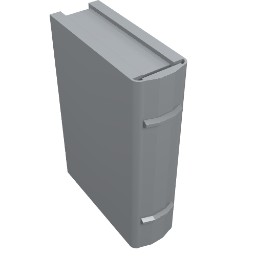 Lego Book 2 x 3 [Plain] / Light Bluish Gray