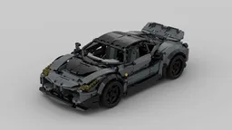 Ferrari 488 Pista Liberty Walk (Dark Grey color)