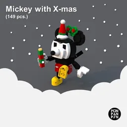 Mickey with X-mas