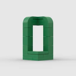 3D Letter O 3x3x5