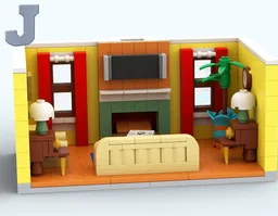 Living Room With Fireplace