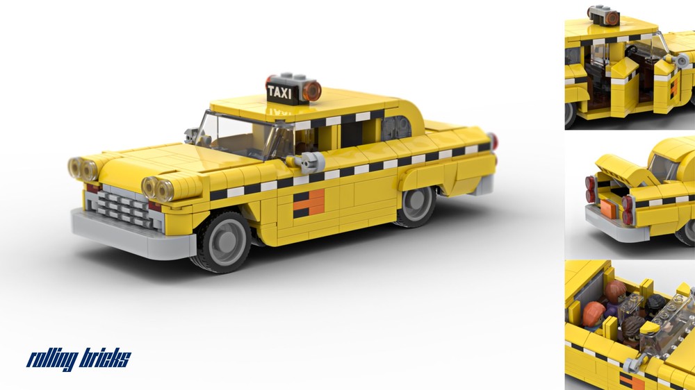 Lego New York Checker Cab (A11)