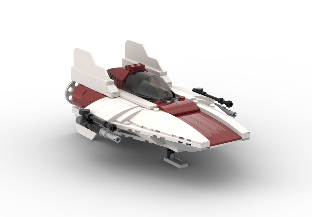 Lego A-wing - Best of both worlds (minifig sc.)