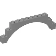 Brick Arch 1 x 12 x 3 Raised Arch with 5 Cross Supports / Light Bluish Gray