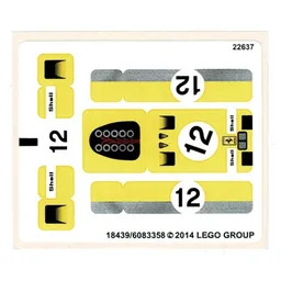 Sticker Sheet for Set 40193-1 / [No Color/Any Color]