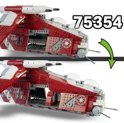 Longer Coruscant Guard Gunship - Add length