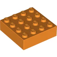 Brick Magnet, 4 x 4 / Orange