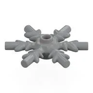 Snowflake / Star 4 x 4 / Light Bluish Gray