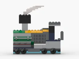 3D steam train