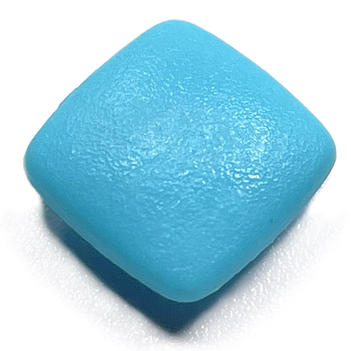 Lego Clikits Icon, Square 2 x 2 Small with Pin [Frosted] / Sky Blue