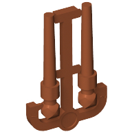 Lego Equipment Wand Sprue [Complete Set of 2] / Dark Orange