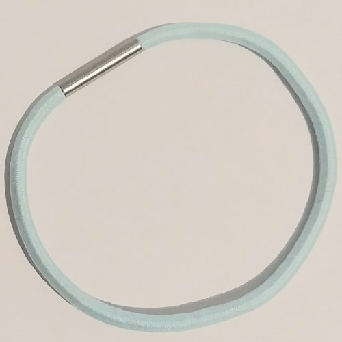 Lego Clikits Cord, Elastic Loop 6 x 6 with 13mm Metal Band (Hair Band / Tie) / Aqua