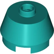 Brick Round 2 x 2 Truncated Cone / Dark Turquoise