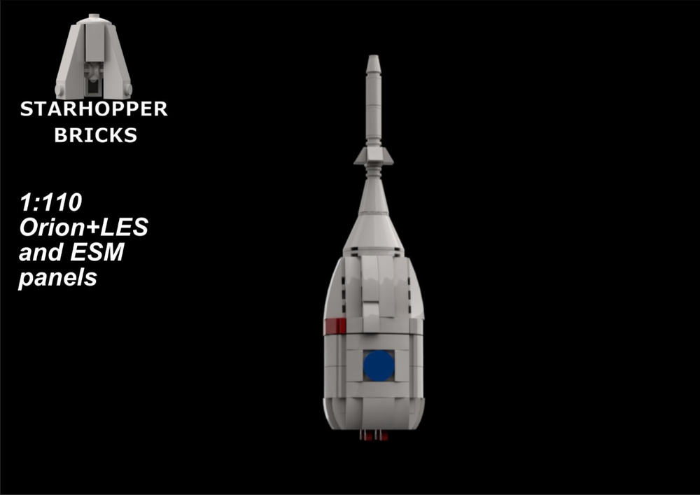 Lego 1:110 Orion LES and ESM panels