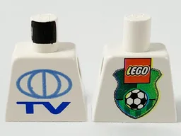 Torso TV Globe Big Pattern - LEGO Soccer Logo on Back