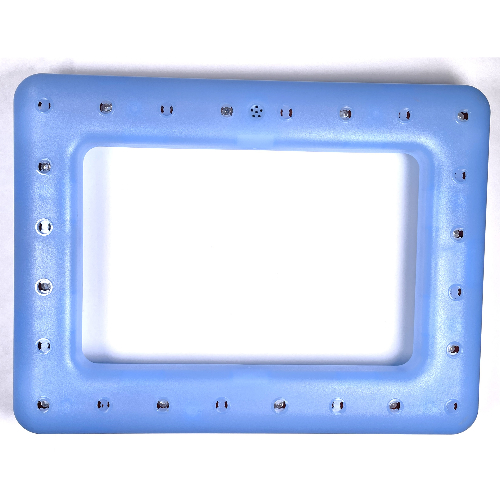 Lego Clikits Frame, Rectangle, 12 Holes, with Lights and Sound / Trans-Light Royal Blue