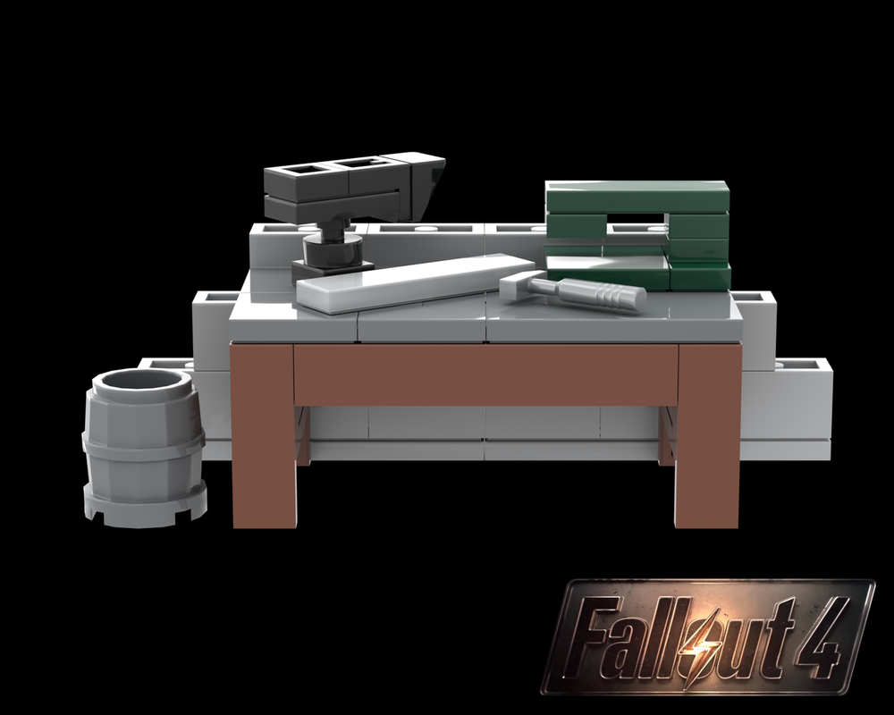 Lego Fallout: Armor Workbench