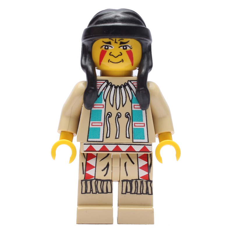 Lego Indian, Black Hair