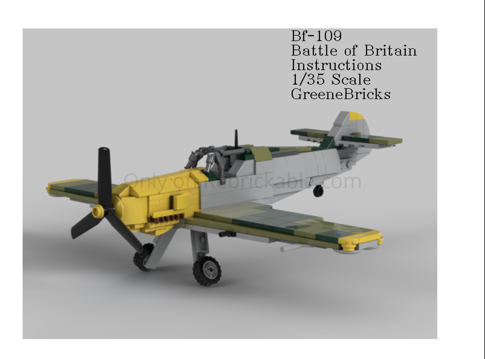 Lego Bf-109 E-3 "Battle of Britain"