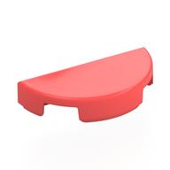 Lego Tile Round 1 x 2 Half Circle / Coral