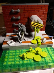 Radioactive sewage with a mutant mouse