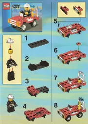 Fire Car polybag