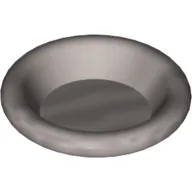 Equipment Dish / Plate / Bowl 3 x 3 [Plain] / Flat Silver