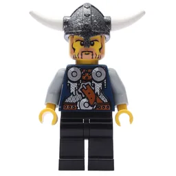 Viking Warrior - Armour, Sand Blue Arms, Black  Legs