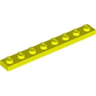 Plate 1 x 8 / Vibrant Yellow