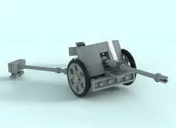 Pak 38 50mm German Anti-Tank Gun