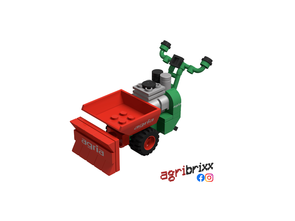 Lego agria 0400 with transport trough and snow shovel