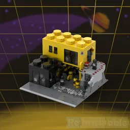 Bricks to live in Blacktron version